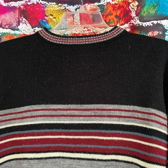 Vintage 70s Sigallo Pullover Crewneck Knit Sweater Size Medium - Picture 2 of 7